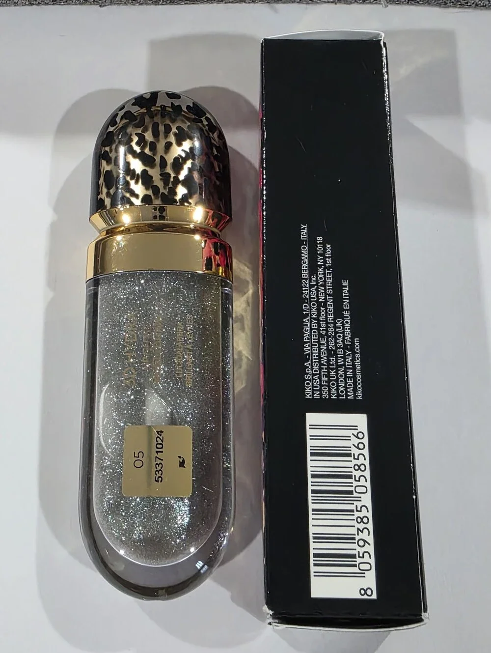 Kiko Milani just cavalli x 3d hydra lip gloss rebel edition 05 SUNSET GROOVE.